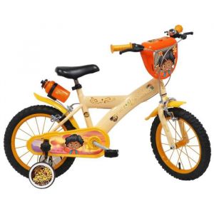 Velo 14 garcon prince des sables pour enfant de 4 a 6 ans avec stabilisateurs a molettes