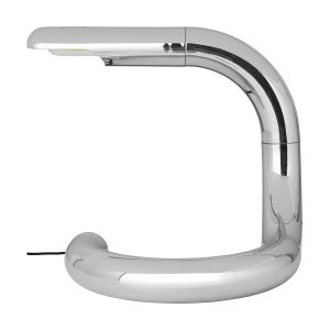 Gubi Lampe de table chromée Aspide