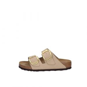 Birkenstock Mules femme Arizona Big Buckle Nubuck Leather