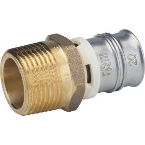 Raccord mâle fixe XS pour tube multicouc s Diamètre : 20 3/4"