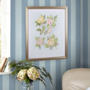 Laura Ashley Papier peint Lille Matt Stripe Sky