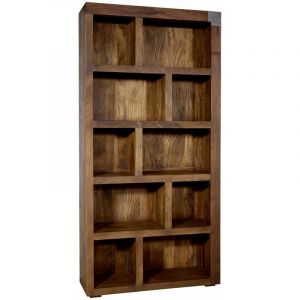 &Eacute;tag&egrave;re 100x35 Manguier laqu&eacute; Brun AMSTERDAM 21