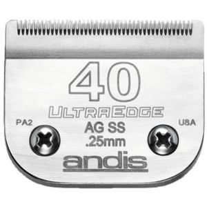 Andis Lame Ultraedge Acier Inox. S-40 (Spécial Chirurgie)