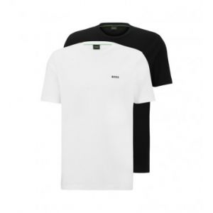 Image de Boss Effect Pour homme. Pack 2 T-shirts avec logo noir, blanc