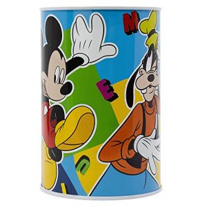 Tirelire métal Disney Mickey - multicolor - 10x15x10 cm
