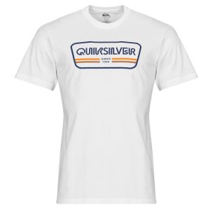 Image de Quiksilver Range Life Front - T-shirt &agrave; manches courtes pour Homme Blanc - Taille XXL