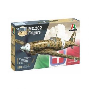 Italeri Maquette avion : MC.202 Folgore Aces en 1:72