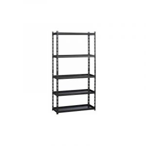 Rayonnage Combi H 192 cm Tablettes métal avec rebords