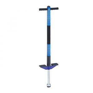Relaxdays Pogo Stick, Bâton de Saut pour Enfants, jusqu'à 35 kg, Rembourré, Barre de Saut Extérieur, Antidérapant, Acier Inoxydable, Bleu