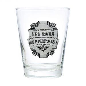 Image de Durobor 6 verres à eau Les eaux municipales Dallas décor en verre (22 cl)