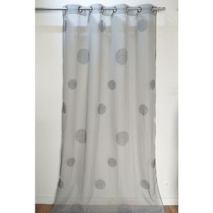 Home maison Voilage tamisant &agrave; broderies