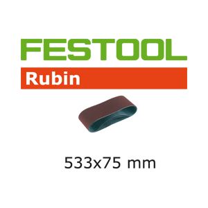 Image de Festool 499155 - Bande abrasive bs 75 533x75 grain 40 (x10)