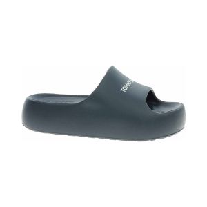 Tommy Jeans Pour femme. Tongs ? semelle ?paisse marine