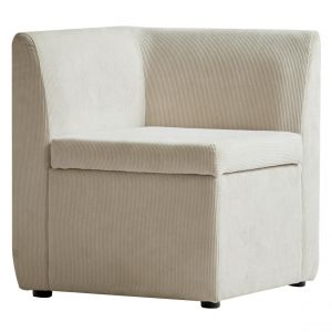 Nordlys - Canapé d'Angle modulable 1 place avec Rangement