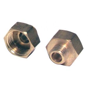 Diff Raccord de réduction F3/8 x M1/8 (2pcs) - Laiton - F3/8 x M1/8 (2pcs)