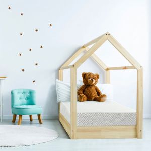 LITERIE | Ensemble Absolu 90x200 cm | Matelas Mémoire de forme + Sommier Bois | Ferme Bellecour