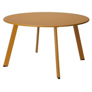 Image de Progarden Table d'appoint 70x40 cm jaune moutarde mat