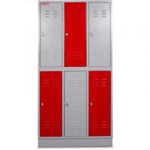 Mw-tools Armoire robuste à 6 casiers DEKLK32