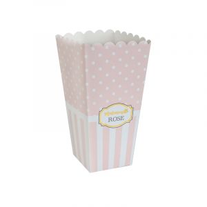 8 Pots à Popcorn Mademoiselle Baby Rose