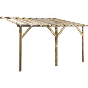 Forest Style Tonnelle ETRETA 9 traverses PIN 4000x3000x2508 mm