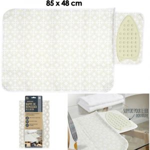 Je Cherche une Idée ME0007, Nappe de Repassage 85X48 cm, Alternative astucieuse aux Planches à Repasser Traditionnelles, s'adapte à Toutes Les Surfaces Plates, protège Les Meubles