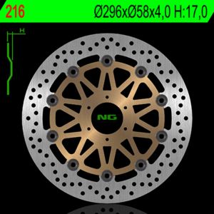 net generation Disque de frein moto fixe Brake Disc DIS216