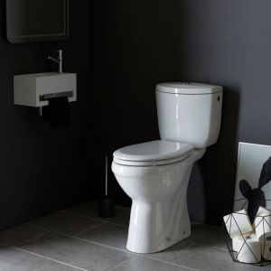 Planetebain Pack wc surélevé Bermude avec sortie verticale blanc