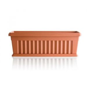 AC-Déco Jardinières et pots de fleurs - Jardinière - IRIS - 100 cm - Terracotta Rouge