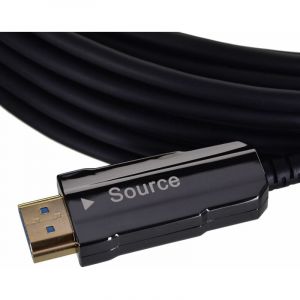 Unitek Câble hdmi 2.0 aoc 25 m 4K noir pour téléviseurs et moniteurs (C11072BK-25M)