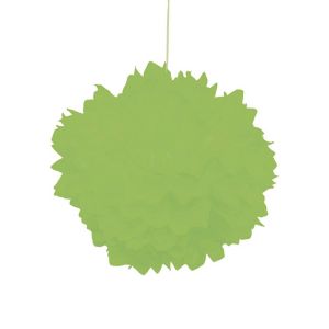 Ruedelafete Set de 2 Pompons boules Papier De Soie 30cm, Vert