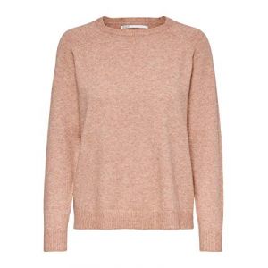 Image de Only ONLLESLY Kings L/S Pullover KNT Noos Sweater, Couleur : Rose Misty-Couleur : Mélange, XS Femme