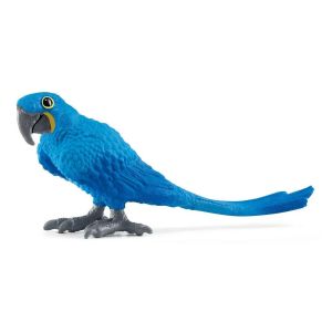 Schleich 14859 Ara hyacinthe, dès 3 ans, WILD LIFE - figurine, 2 x 8 x 4 cm