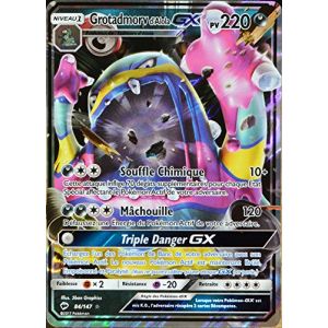 Image de Asmod&eacute;e Grotadmorv D'alola Gx - Carte Pok&eacute;mon 84/147 220 Pv