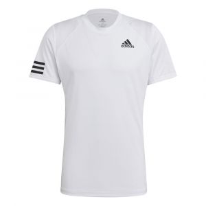 Image de Adidas Club 3-Stripes T-shirt Hommes - Blanc, Noir