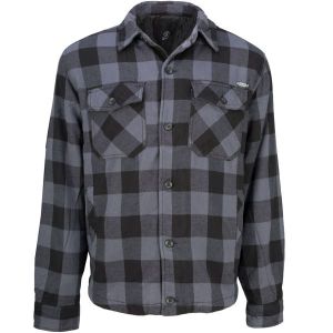 Brandit Chemise Lumberjacket noir gris