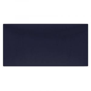 Coussin mural velours bleu nuit - 60 x 30