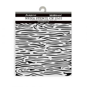 Pochoir "Silent Sea - Wood Pattern", 12x12cm