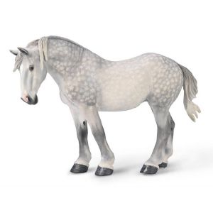 Collecta Figurine Chevaux (XL) : Jument Percheron Gris