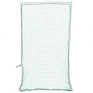 VidaXL Filet pour remorque avec Corde élastique Vert 4x2,5 m PP, Filet de Chargement, Filet de Chargement pour remorque, Couverture de remorque en Maille