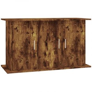 VidaXL Support pour aquarium chêne fumé 101x41x58 cm bois d'ingénierie