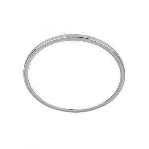 BRILONER - Plafonnier salle de bain avec lumière indirecte, plat, IP54 protection contre la poussière et les éclaboussures, plafonnier, plafonnier led cuisine, lustre wc, 29,3x2,8 cm, chrome