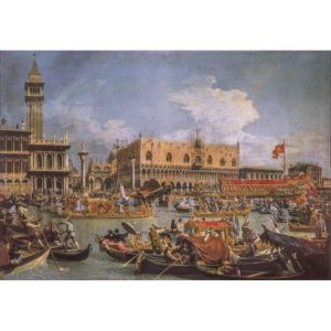 Clementoni Museum Collection Canaletto, Return of Bucentaur at The Molo on Ascension Day-1000 Pièces-Puzzle, Divertissement pour Adultes-Fabriqué en Italie, 39764