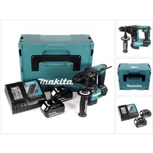Makita DHR 171 RMJ Perceuse &agrave; percussion sans fil Brushless SDS Plus 18V 1,2J + 2x Batteries rechargeables 4,0Ah + Chargeur +