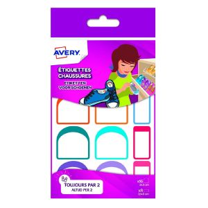 Avery-Zweckform Lot de 12 paires d'étiquettes chaussures