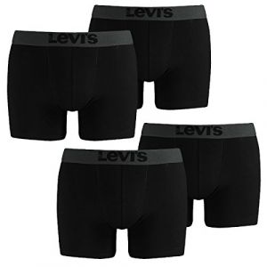 Levi's 2 er Pack Boxer Brief Boxershorts Men Pant Underwear, Größe Bekleidung:XXL, Farben:884 - jet black