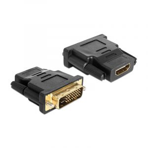 Delock 65466 - DVI 24+1 - HDMI - Male connector / Female connector - Noir (65466)