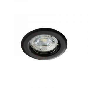 Kanlux Support de spot encastrable perçage 60mm rond Mat noir