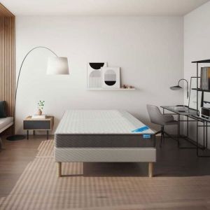 Matelas Kamelia - 160x200 cm - Technologie Ressorts ensachés - Parfait soutien - Confort équilibré - Epaisseur 21 cm - Swissway