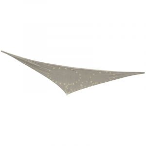 Bigbuy Auvent d'Occultation Gris 3x3x3m avec led Solaire - 8 Fonctions d'Éclairage pour Extérieur