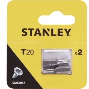 Stanley 2 puntas Torx 25mm T20